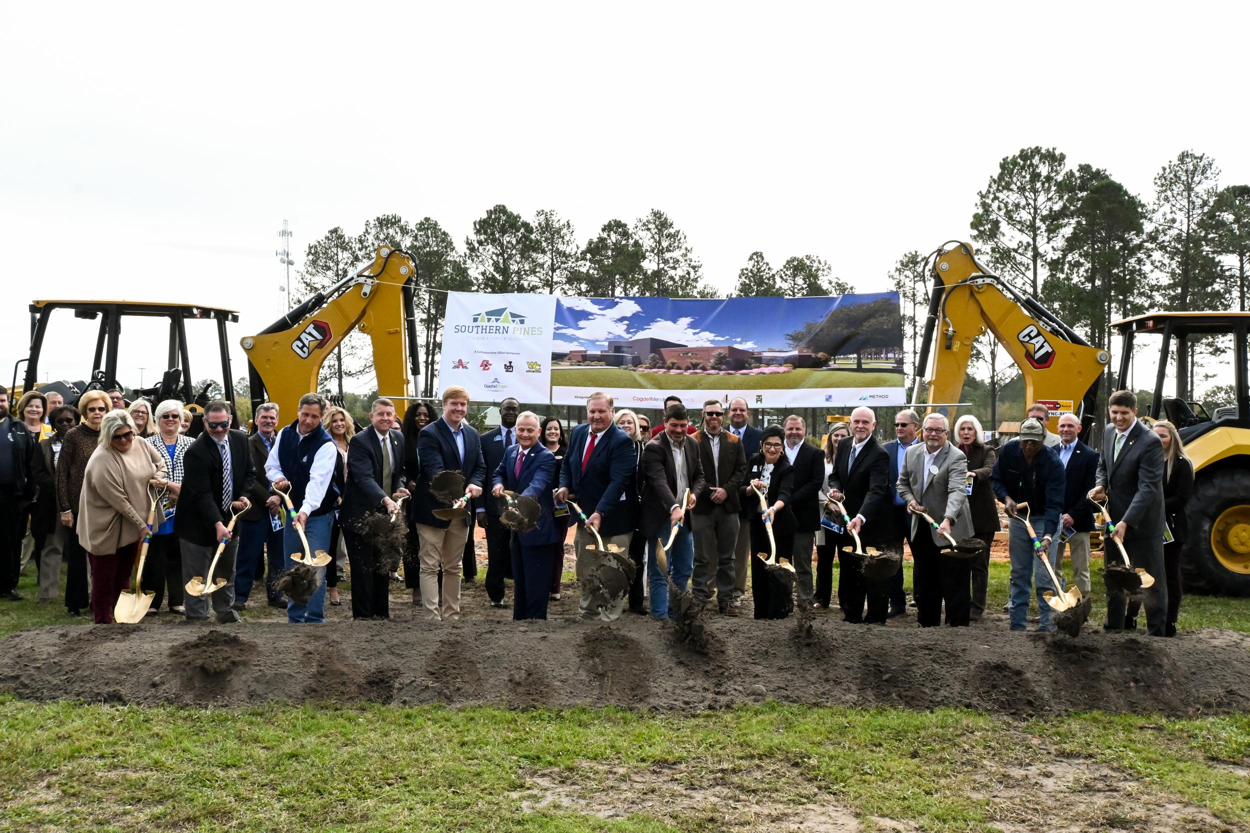 Photo for Southern Pines College and Career Academy Hosts Groundbreaking Ceremony