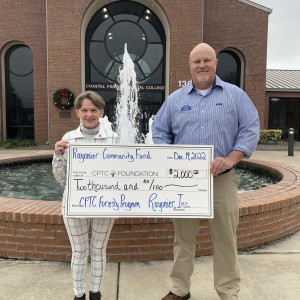 Photo for Rayonier Community Fund Donates to CPTC Forestry Program