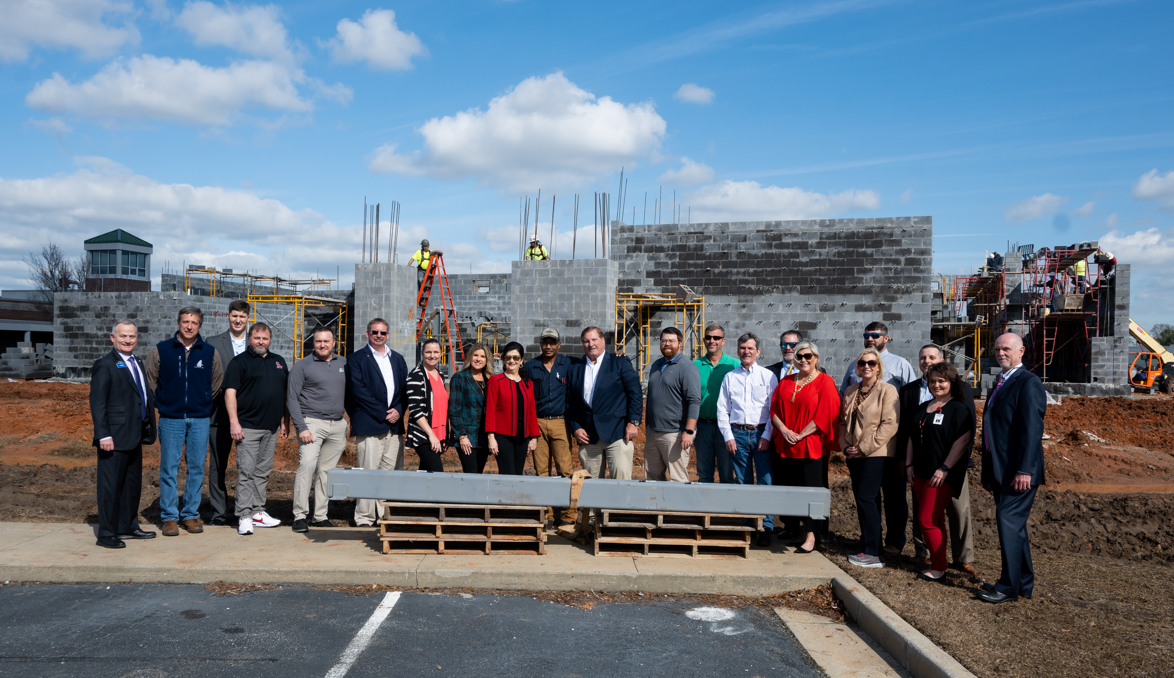 Photo for Topping Out Event Held at Southern Pines College and Career Academy