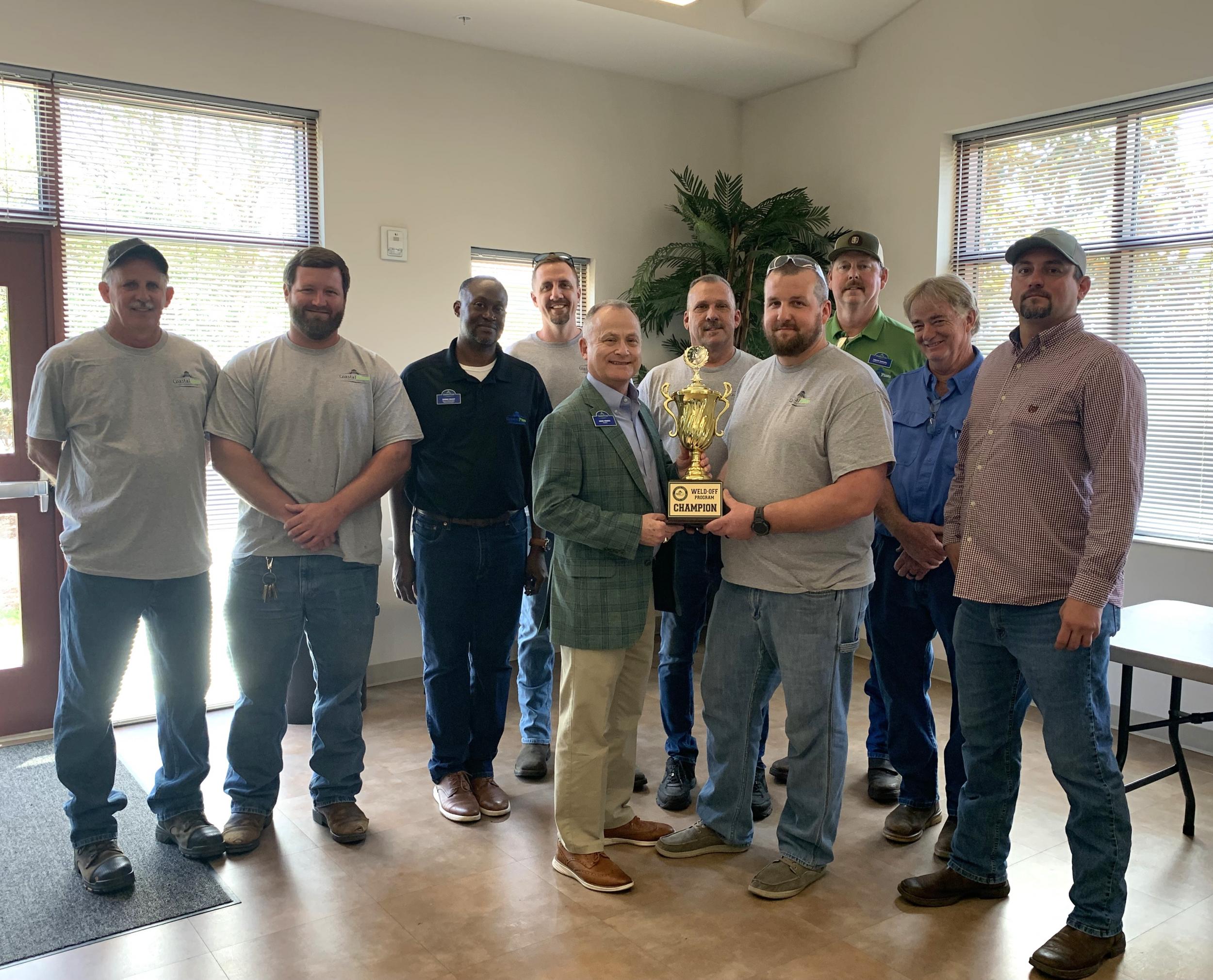 Photo for Coastal Pines Hosts Inaugural Weld-Off Welding Competition