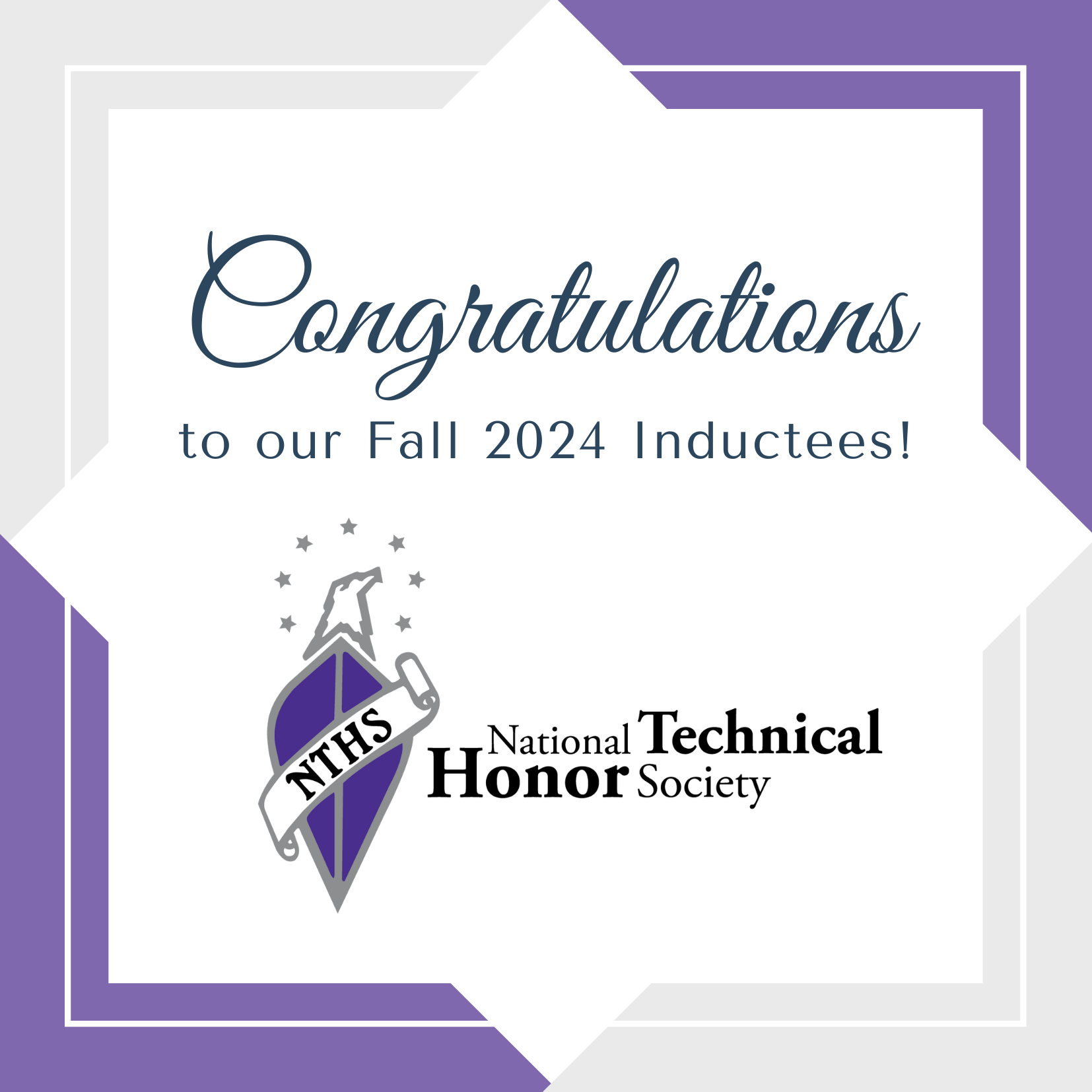 Photo for Outstanding Career and Technical Students recognized as new inductees in the National Technical Honor Society