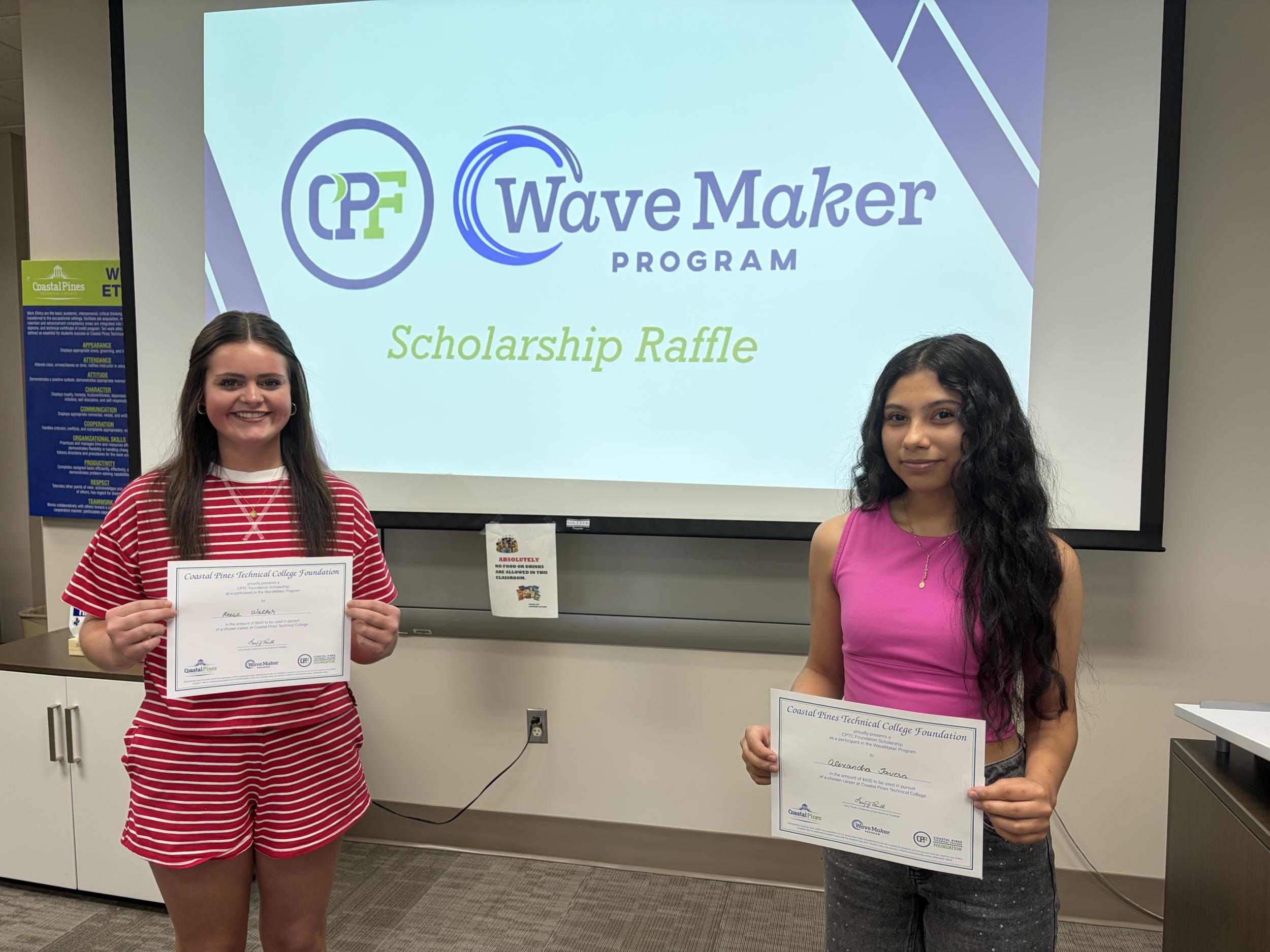 Click to Read Coastal Pines Technical College Foundation Awards WaveMaker Scholarships at Jesup Orientation Photo for Coastal Pines Technical College Foundation Awards WaveMaker Scholarships at Jesup Orientation