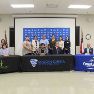 Photo for SGSC, WGTC and CPTC Sign Articulation Agreement for Teacher Education Program