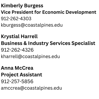 Staff Contact Information graphic